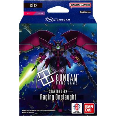 Image of Gundam Card Game - Starter Deck - ST-12 Starter Deck - Raging Onslaught Starter Deck