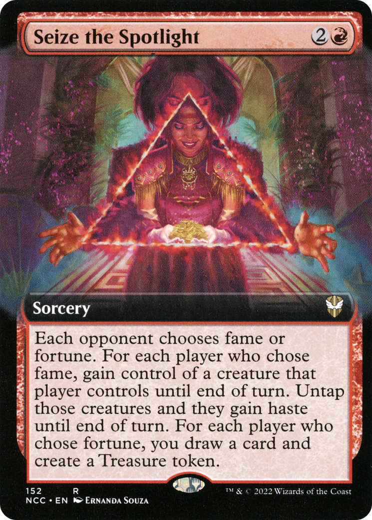 Image of Seize the Spotlight (Extended Art) [Streets of New Capenna Commander]