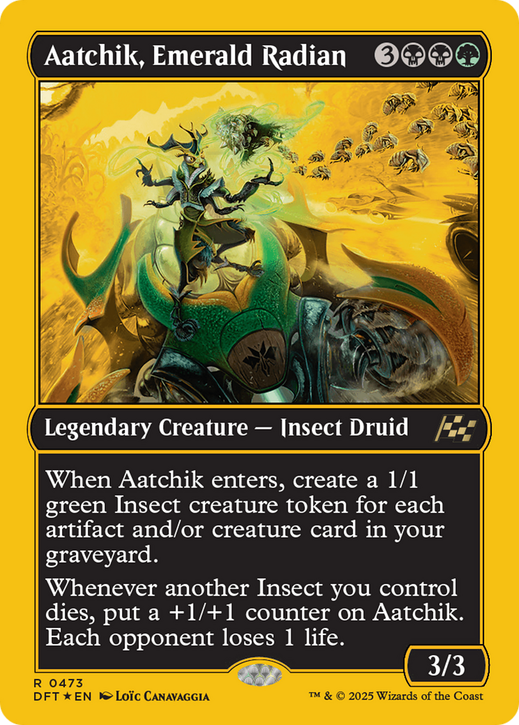 Image of Aatchik, Emerald Radian (First-Place Foil) [Aetherdrift]