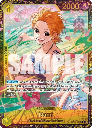 Image of Nami (CS26-27 Regionals Season 2 Top 64) (OP15-108) - Adventure on Kami's Island Foil