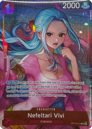 Image of Nefeltari Vivi (Heroines Special Set) (OP13-012) - One Piece Promotion Cards Foil
