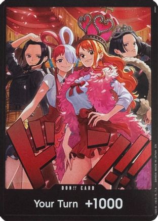 Image of DON!! Card (Heroines Special Set) - Extra Booster: One Piece Heroines Edition Foil