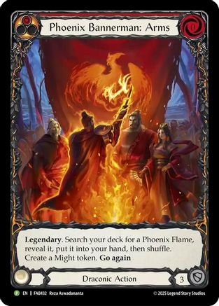 Image of Phoenix Bannerman: Arms - FAB432 (FAB432) - Flesh and Blood: Promo Cards Cold Foil