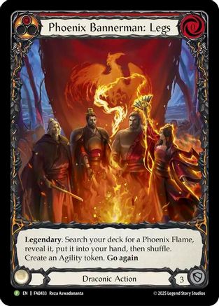 Image of Phoenix Bannerman: Legs - FAB433 (FAB433) - Flesh and Blood: Promo Cards Cold Foil
