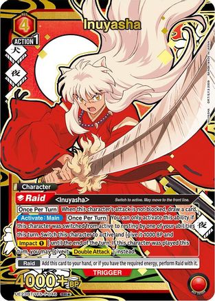 Image of Inuyasha (046) (SR*) (Box Topper Gold Foil) (UE23BT/IYS-1-046) - UE23BT Inuyasha Foil
