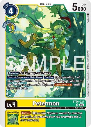 Image of Petermon (BT26-027) - Timeless Bonds