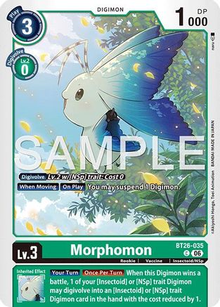 Image of Morphomon (BT26-035) - Timeless Bonds