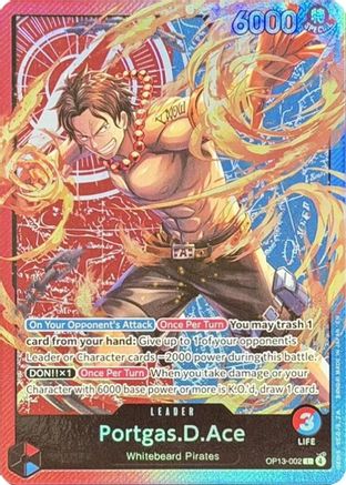 Image of Portgas.D.Ace (Sound Loader Ace and Sabo Edition 2026) (OP13-002) - One Piece Promotion Cards Foil