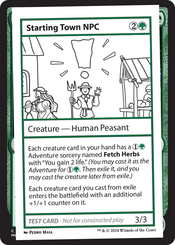 Image of Starting Town NPC [Mystery Booster 2 Playtest Cards]