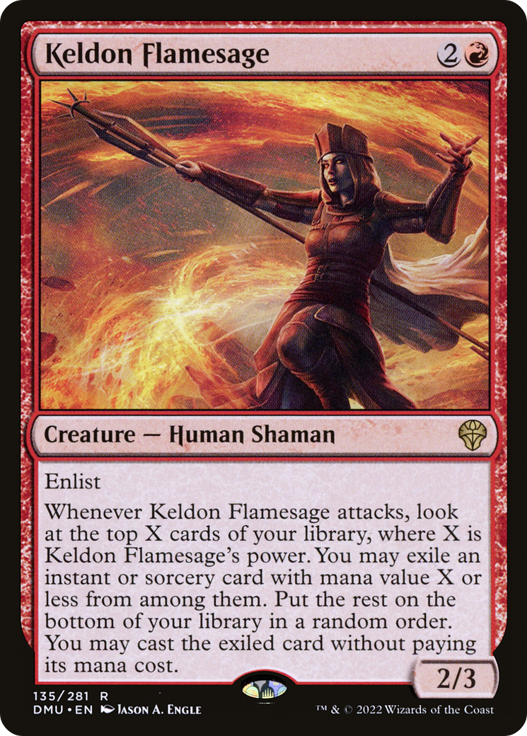 Image of Keldon Flamesage [Dominaria United]