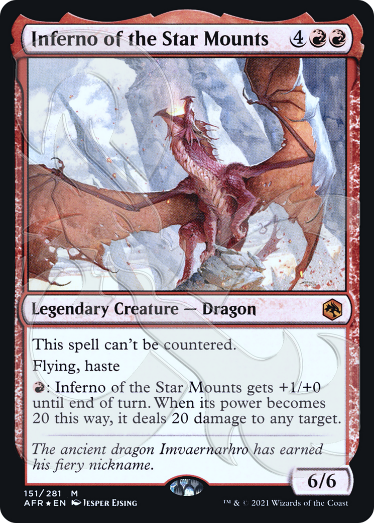 Image of Inferno of the Star Mounts (Ampersand Promo) [Dungeons & Dragons: Adventures in the Forgotten Realms Promos]