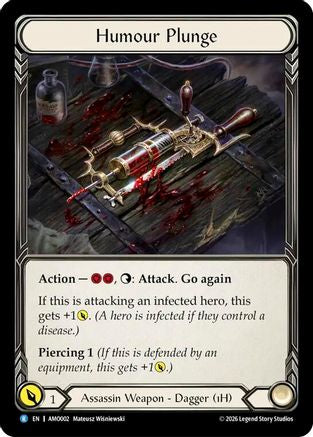 Image of Humour Plunge (AMO002) - Armory Deck: Dr. Mortimer, Blight of the Pits Rainbow Foil