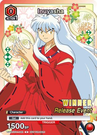 Image of Inuyasha (Release Event Winner) (UEPR/IYS-1-042) - UE23BT Inuyasha Release Event Cards Foil