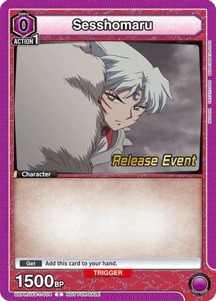 Image of Sesshomaru (004) (UEPR/IYS-1-004) - UE23BT Inuyasha Release Event Cards