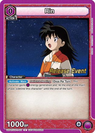 Image of Rin (UEPR/IYS-1-011) - UE23BT Inuyasha Release Event Cards
