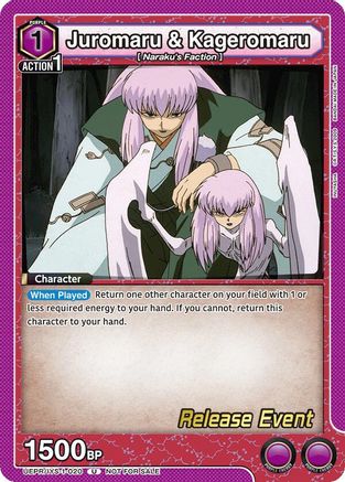 Image of Juromaru & Kageromaru (UEPR/IYS-1-020) - UE23BT Inuyasha Release Event Cards