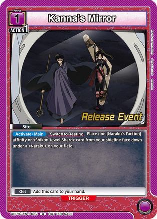 Image of Kanna's Mirror (UEPR/IYS-1-032) - UE23BT Inuyasha Release Event Cards