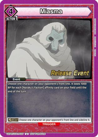 Image of Miasma (UEPR/IYS-1-035) - UE23BT Inuyasha Release Event Cards