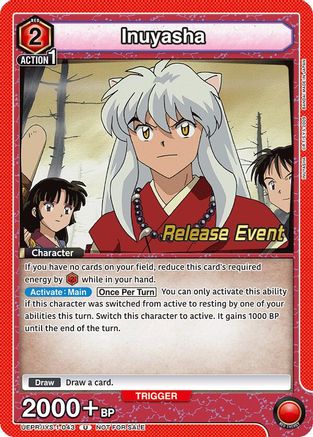 Image of Inuyasha (043) (UEPR/IYS-1-043) - UE23BT Inuyasha Release Event Cards