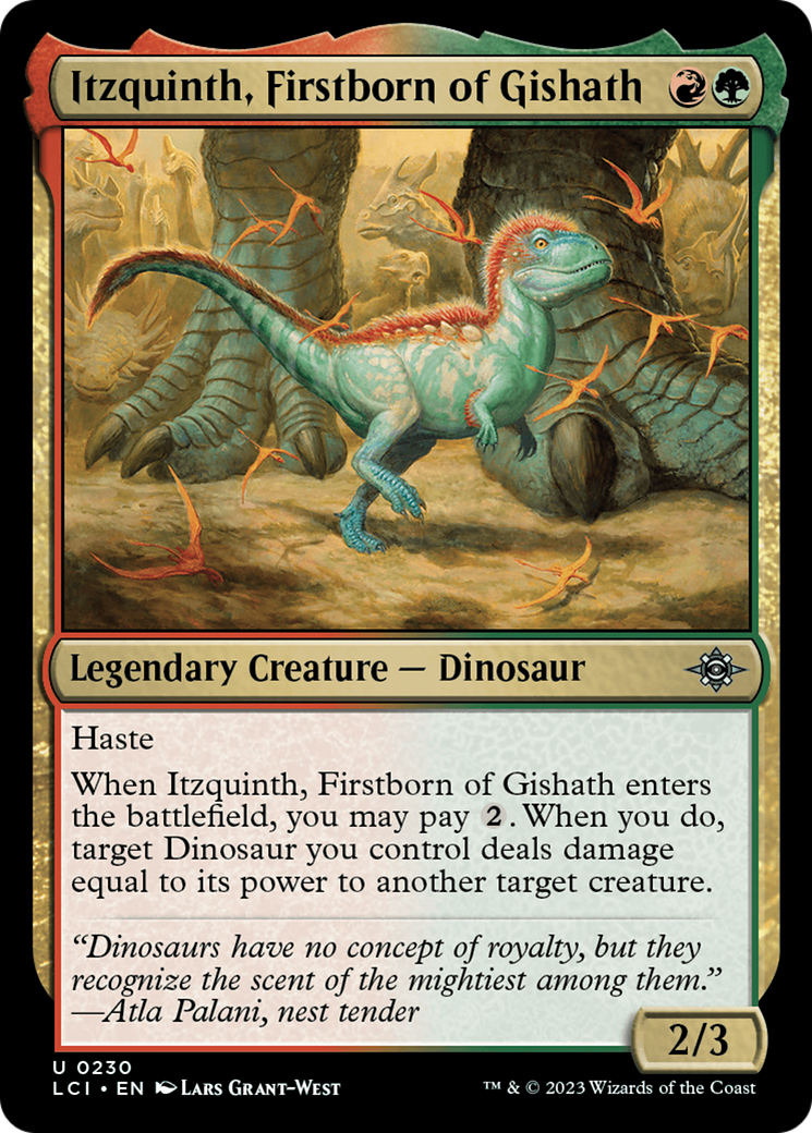 Image of Itzquinth, Firstborn of Gishath [The Lost Caverns of Ixalan]