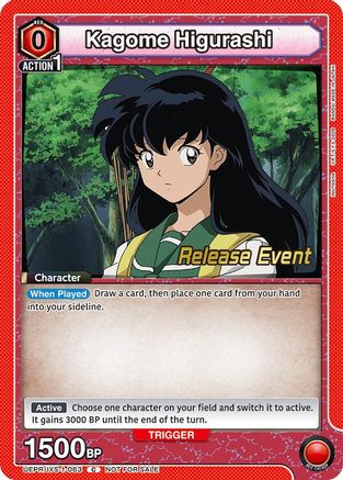 Image of Kagome Higurashi (063) (UEPR/IYS-1-063) - UE23BT Inuyasha Release Event Cards