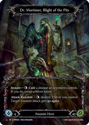 Image of Dr. Mortimer, Blight of the Pits (Marvel) (MPA002) - Mastery Pack Assassin Cold Foil