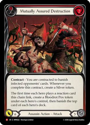 Image of Mutually Assured Destruction (MPA022) - Mastery Pack Assassin Rainbow Foil