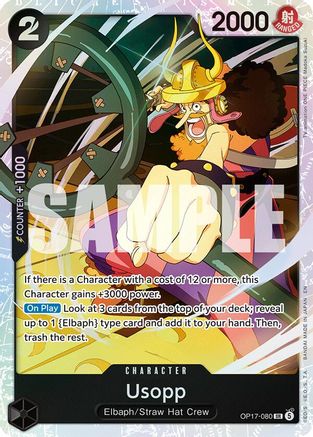 Image of Usopp (OP17-080) - The World's Strongest Warriors Foil