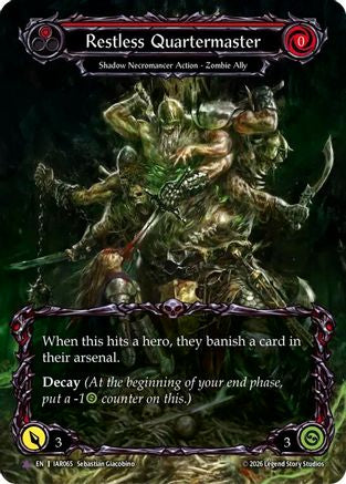 Image of Restless Quartermaster (Marvel) (IAR065) - Usurp the Shadow Throne Cold Foil