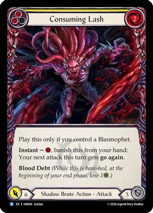 Image of Consuming Lash (IAR009) - Usurp the Shadow Throne Rainbow Foil