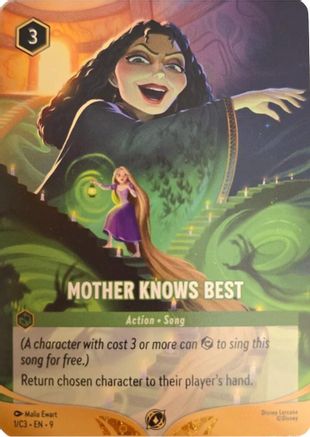 Image of Mother Knows Best (1) - Disney Lorcana Promo Cards