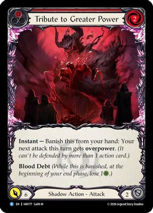 Image of Tribute to Greater Power (IAR177) - Usurp the Shadow Throne Rainbow Foil