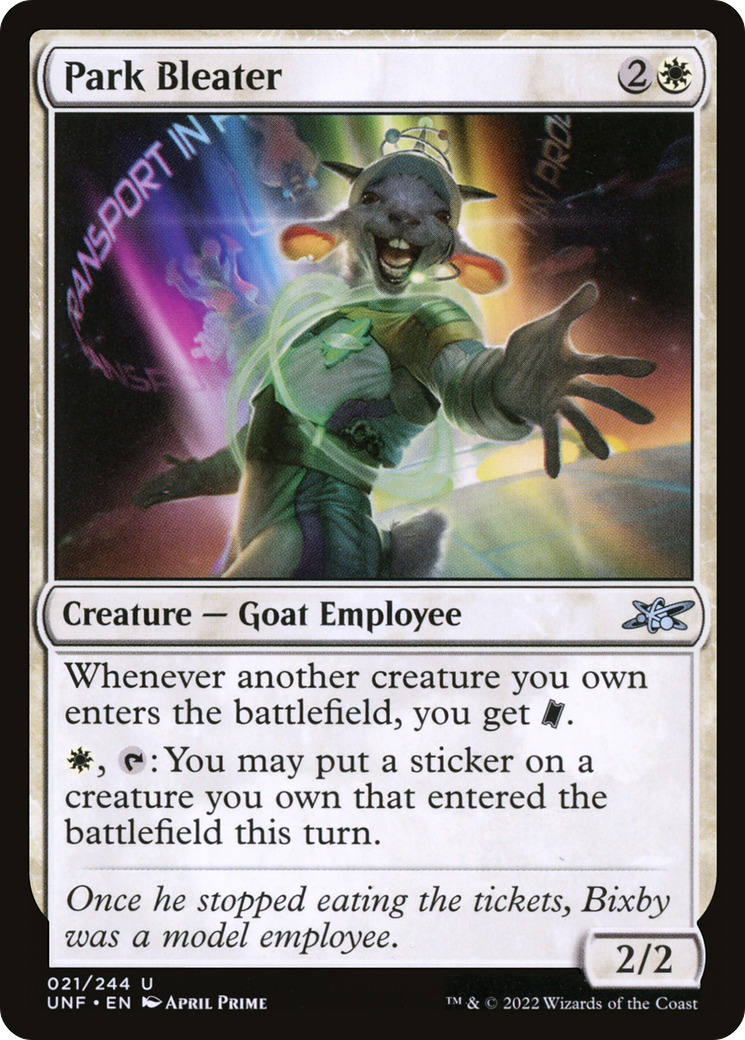 Image of Park Bleater [Unfinity]