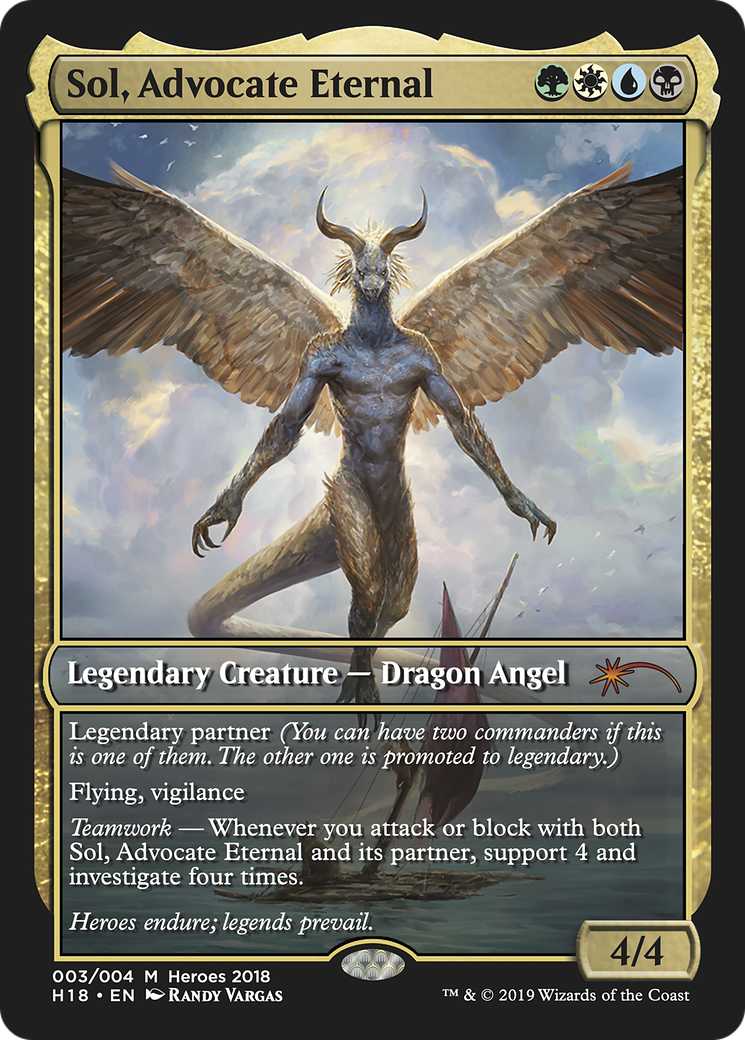 Image of Sol, Advocate Eternal [Heroes of the Realm 2018]