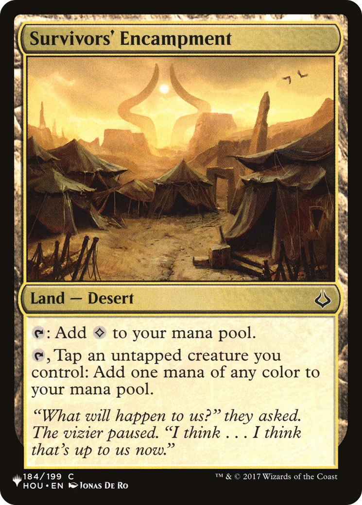Image of Survivors' Encampment [The List]
