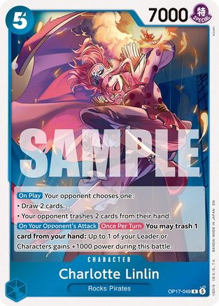 Image of Charlotte Linlin (049) (OP17-049) - The World's Strongest Warriors Foil