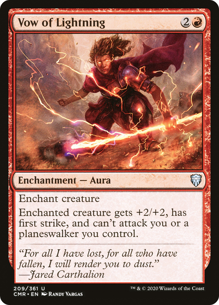 Image of Vow of Lightning [Commander Legends]