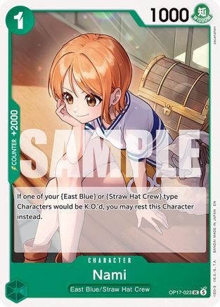 Image of Nami (023) (OP17-023) - The World's Strongest Warriors