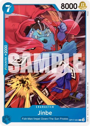 Image of Jinbe (051) (OP17-051) - The World's Strongest Warriors
