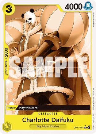 Image of Charlotte Daifuku (Pandaman Art) (OP17-107) - The World's Strongest Warriors