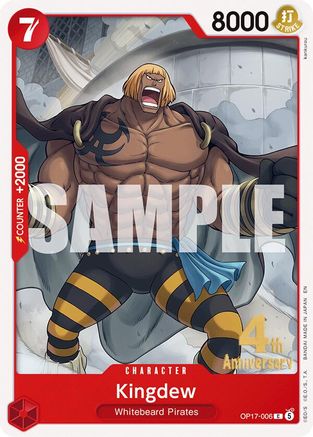 Image of Kingdew (OP17-006) - The World's Strongest Warriors Release Event Cards