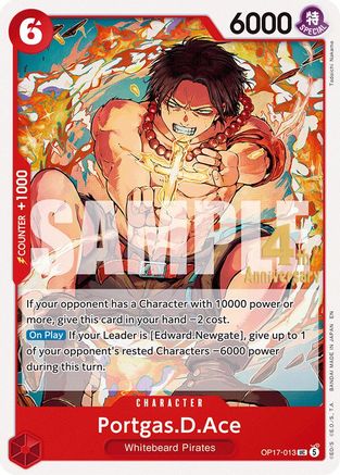 Image of Portgas.D.Ace (OP17-013) - The World's Strongest Warriors Release Event Cards