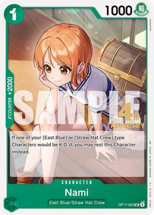Image of Nami (023) (OP17-023) - The World's Strongest Warriors Release Event Cards