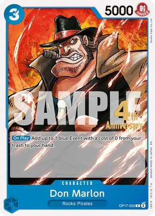 Image of Don Marlon (OP17-052) - The World's Strongest Warriors Release Event Cards