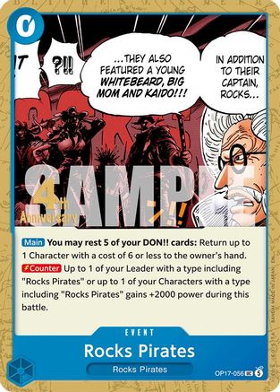 Image of Rocks Pirates (OP17-056) - The World's Strongest Warriors Release Event Cards