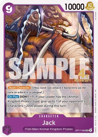 Image of Jack (OP17-069) - The World's Strongest Warriors Release Event Cards