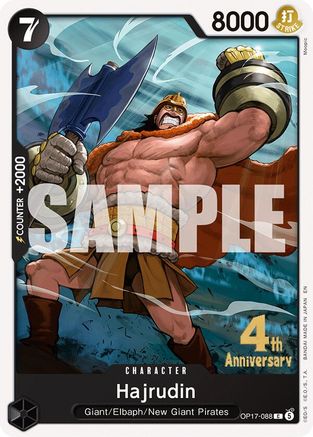 Image of Hajrudin (OP17-088) - The World's Strongest Warriors Release Event Cards