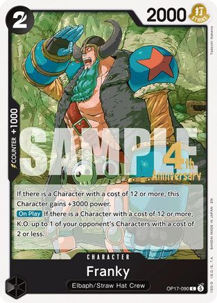 Image of Franky (OP17-090) - The World's Strongest Warriors Release Event Cards