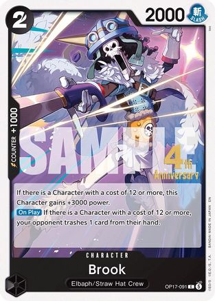 Image of Brook (OP17-091) - The World's Strongest Warriors Release Event Cards