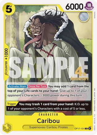 Image of Caribou (OP17-101) - The World's Strongest Warriors Release Event Cards
